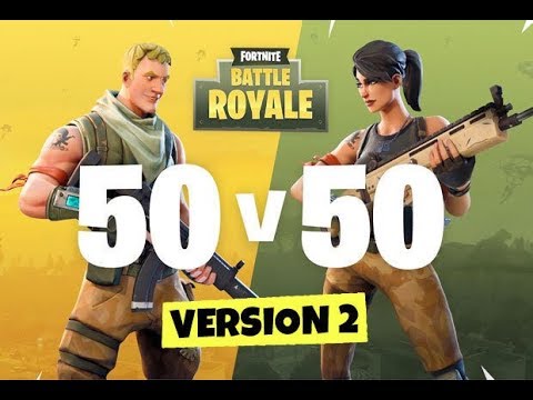 Fortine ლაივი ახალი 50v50 გუნდი გუნდზე ?! [ Achiko2001 ]